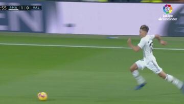 Marcos Llorente y la jugada que demuestra su físico portentoso