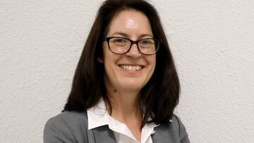 Jo Fernandes, coordinadora de FIFA de la sede de Kaliningrado.