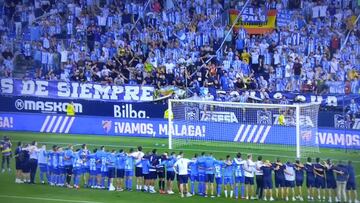 Lección de la afición del Málaga: ovación inolvidable a su portero Munir tras un grave error