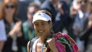 WIM034 WIMBLEDON (REINO UNIDO) 09/07/2015.- La tenista española Garbiñe Muguruza en uno de sus días más felices