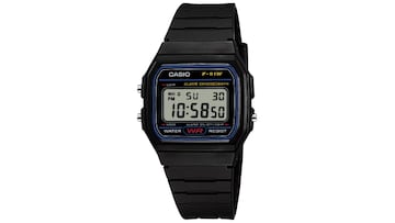 Reloj digital Casio F-91W de color negro en Amazon