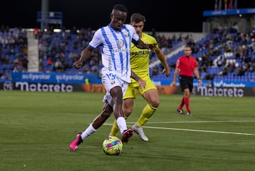 Cisse en un partido frente al Villarreal B la pasada temporada. 