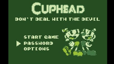 Así hubiese sido Cuphead en 1992 para Game Boy