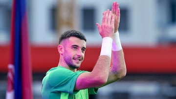 Joan García, en el Gamper.
