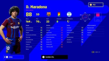 Maradona regresa a eFootball 2022 tras su eliminación indefinida de FIFA 22