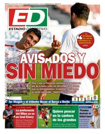 Portadas de la prensa deportiva