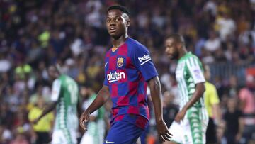 25/08/19  PARTIDO PRIMERA DIVISION 
 BARCELONA - BETIS 
 ANSU FATI DEBUT