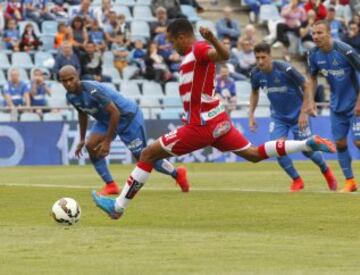 El Arabi marca el 0-1.