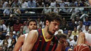 Ante Tomic, durante un partido de esta final.