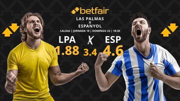 UD Las Palmas vs. RCD Espanyol: horario, dónde ver, pronósticos y clasificación