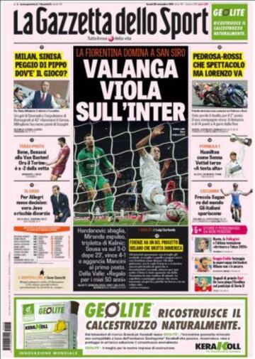 Portadas de la prensa deportiva