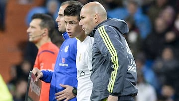 Zidane confirma que James se queda en el Real Madrid