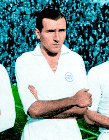 El histórico delantero español de la posguerra logró en su primera temporada, 1939-40, un total de 26 goles en 27 partidos. 