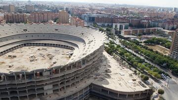 04/10/17 VALENCIA CF - ESTADO ACTUAL NUEVO ESTADIO OBRAS 
NUEVO MESTALLA - NOU MESTALLA


