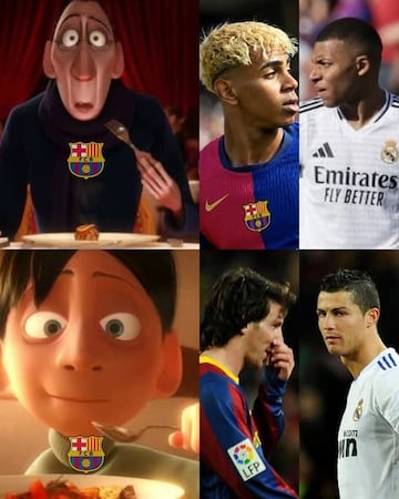 Robo, atraco... Los memes m¨¢s divertidos del Cl¨¢sico
