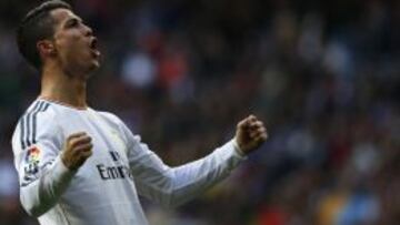 Cristiano Ronaldo celebra su gol.