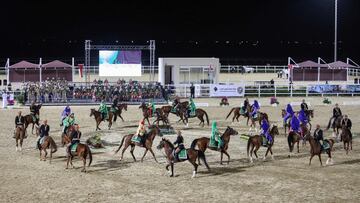 El Campeonato de caballos árabes de Omán en imágenes