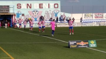 Los jugadores del Atlético Porcuna.