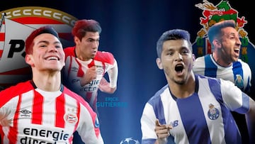 El PSV, del Chucky Lozano y Erick Gutiérrez, ante Barcelona e Inter Tottenham