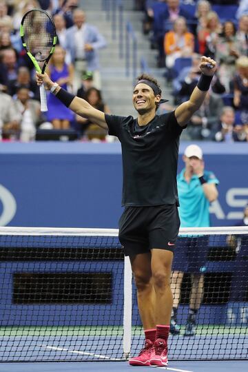 Rafa Nadal ganó a Kevin Anderson por 6-3, 6-3 y 6-4.