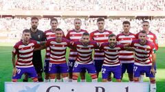 Alineación del Granada contra el Mirandés.