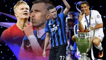 Haaland, Ilicic y Cristiano.