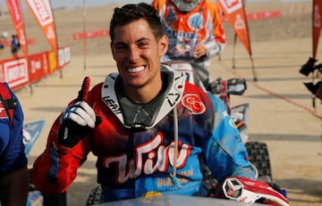 Nicolás Cavigliasso de Argentina, campeón del Dakar 2019 en quads.