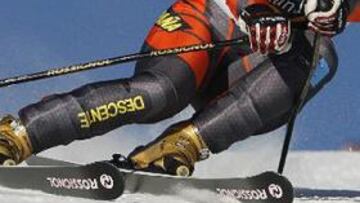 <b>CAMINO DE LA VICTORIA.</B> La española de origen chileno ha demostrado su talento sobre los esquíes.