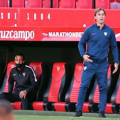Lopetegui, pese a todo, es el técnico sevillista que menos pierde