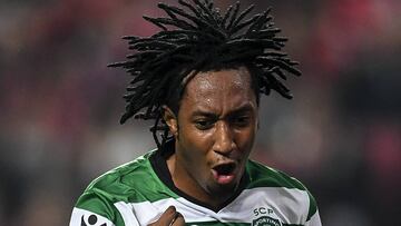 Gelson Martins celebra un gol