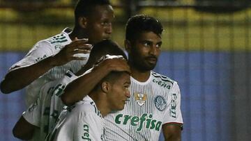 Yerry Mina fue titular y jugó los 90 minutos en la victoria de Palmeiras, que es líder en Brasil,  frente al Sport.