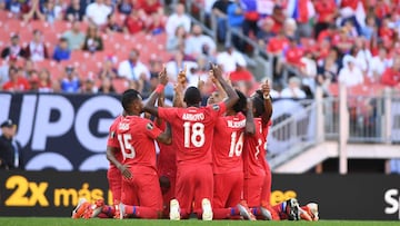 La selecci&oacute;n canalera no tuvo problemas para derrotar a Guyana, que a pesar de marcar su primer gol en la historia de la Copa Oro, no evit&oacute; ser eliminado del torneo.