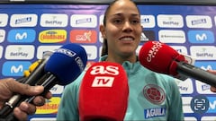 Marcela Restrepo y lo que será el juego ante Corea del Sur.