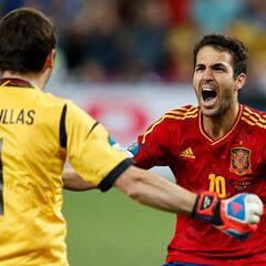 Cesc Fàbregas, en las grandes fotos de la Selección