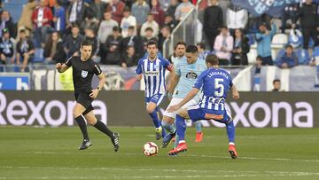 El Celta seda al Alavés y deja solo al Getafe en Champions