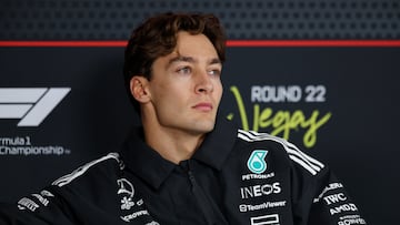George Russell (Mercedes). Las Vegas, Estados Unidos. F1 2025.