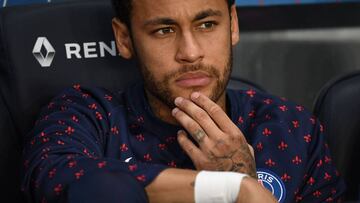 Neymar, pensativo en una imagen del pasado mes de abril.