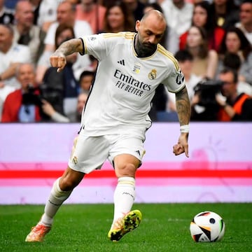 Raúl Bravo, en el Corazón Classic Match que el pasado mes de marzo enfrentó al Real Madrid con el Oporto.