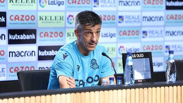 19/08/22 RUEDA DE PRENSA DE IMANOL ALGUACIL ENTRENADOR DE LA REAL SOCIEDAD