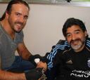 Maradona se tatúa en el antebrazo el nombre de Benjamín