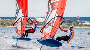 La meteorología chafa el estreno de la vela olímpica en Palma