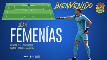 El Fuenlabrada apuntala su meta con Joan Femenías
