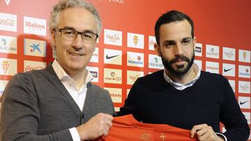 Guitian en su presentación con el Sporting.