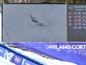 Las duras imágenes de la caída de Lindsey Vonn: el público helado mientras la trasladaban en helicóptero