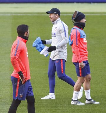 Multitudinario entrenamiento en el Wanda Metropolitano