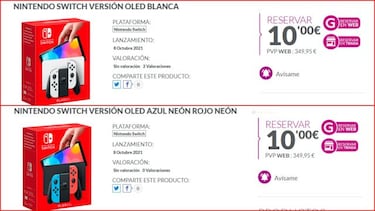 Dónde y cómo reservar Nintendo Switch OLED; ya disponible en GAME y TTDV