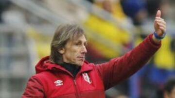 Gareca dirige a Perú ante Colombia