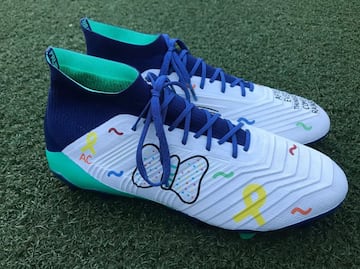 Los botines diseñados por niños con cáncer que usará Red Bulls