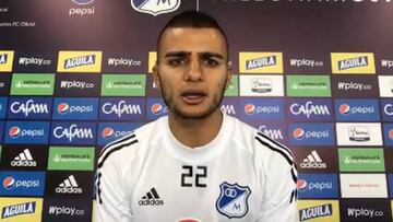 Jhon Duque valora a Millonarios en su regreso contra el Cali