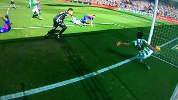 Images show that the ball had clearly crossed the line